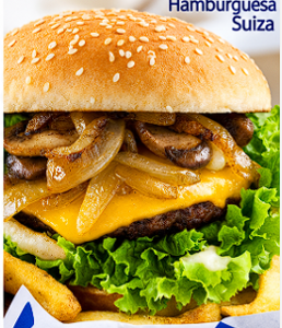 Hamburguesa Suprema (Hongos + Cebolla)