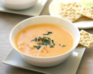 Crema de camarones