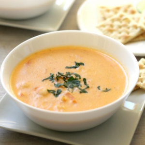 crema de camarones